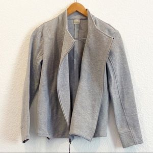 CALIA Double Zip Moto Athleisure Jacket Grey sz S